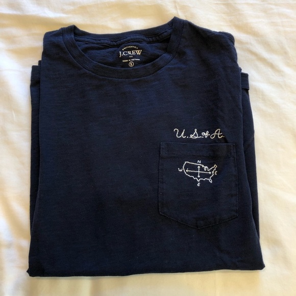 J. Crew Pocket Tee - Picture 1 of 3